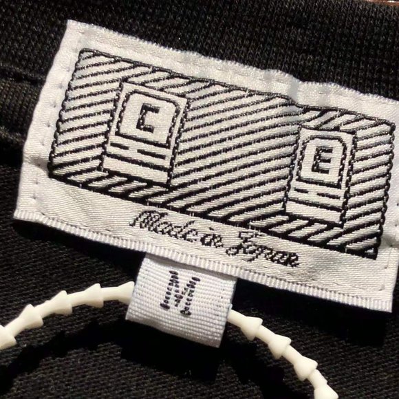 Cavermpt Black Short Sleeve Black and White Comic Color Printing - Picture 3 of 15